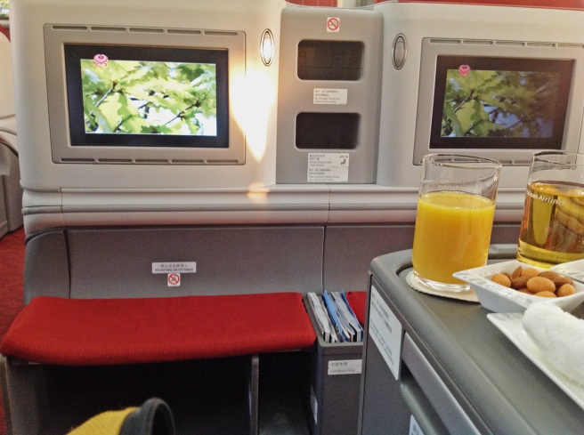 Hainan Airlines business class upgrade
