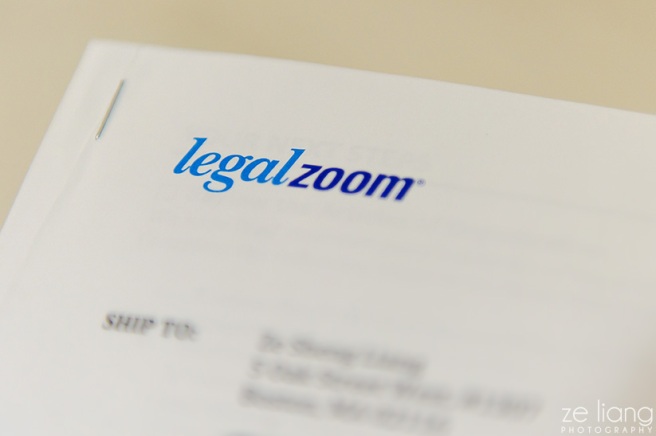 Legal Zoom LLC application